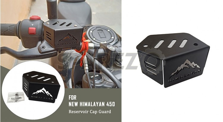 For Royal Enfield New Himalayan 450 SS Reservoir Cap Guard Black - SPAREZO